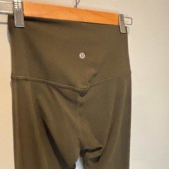 Lululemon Olive Green Full Length Align Legging - size 4 - Picture 4 of 4